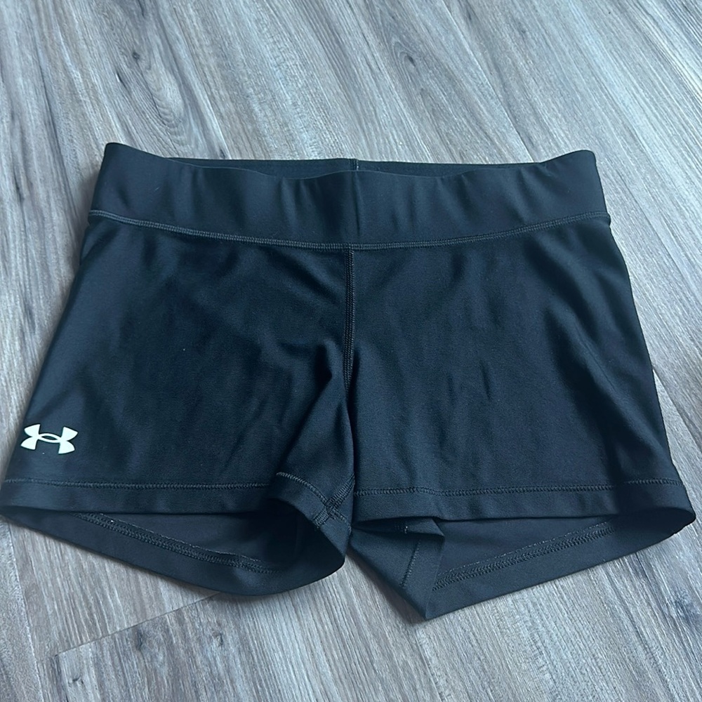 Black workout shorts